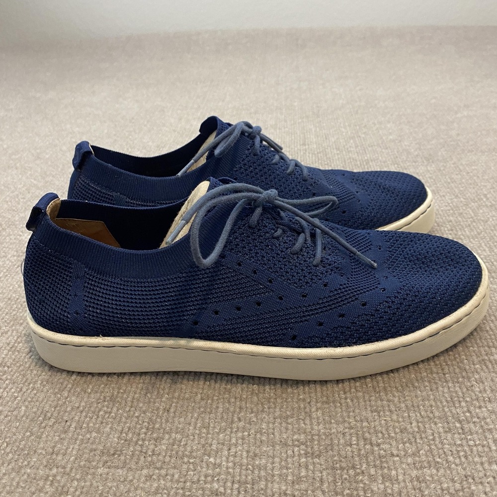 Born Shoes Mens Size‎ 10 Blue Knit Lace Up Casual Comfort Sneakers Lightweight